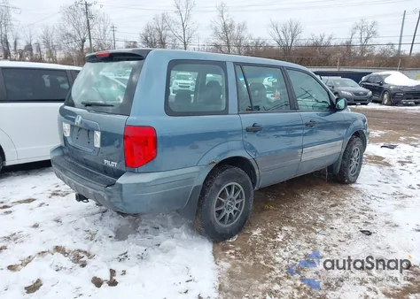 2005 Honda Pilot Lx из США, поврежденный, VIN 2HKYF18185H530733
